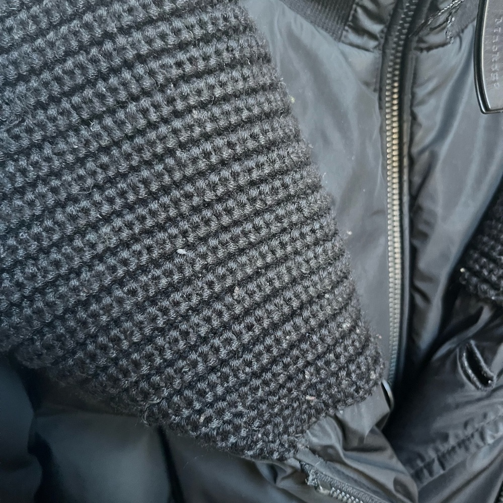 Mackage Brigid Knit & Leather Trim Down Puffer
Parka - Picture 5 of 16